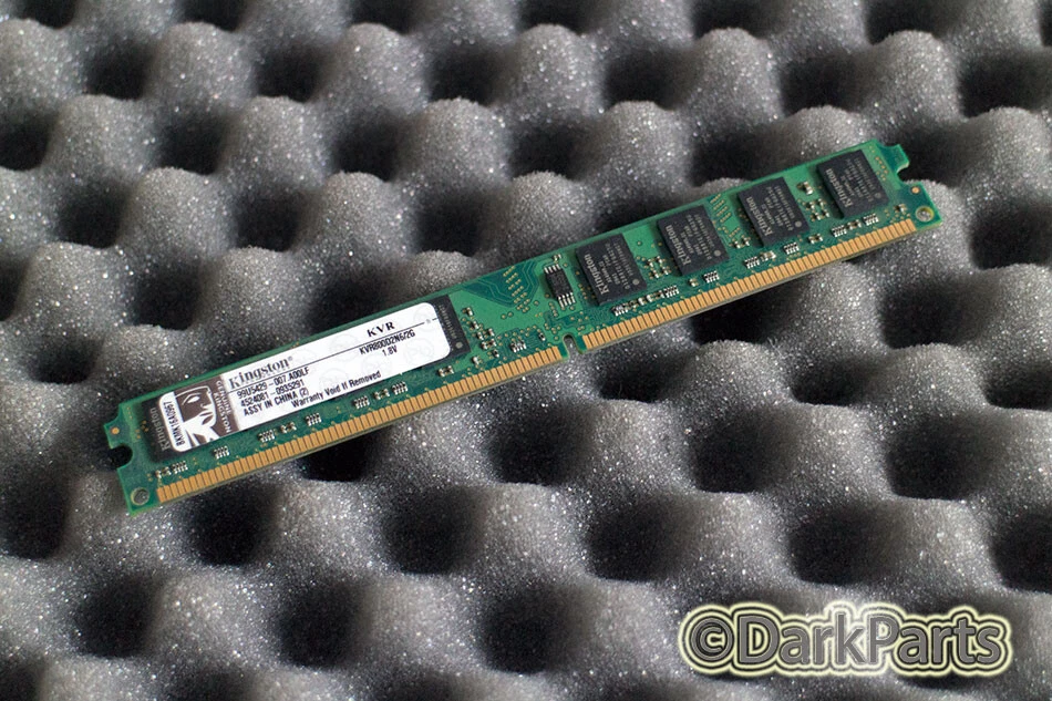 1x2GB PC2-6400U Kingston KVR800D2N6/2G 2GB Memory Ram Low Profile PC2-6400 - Photo 1/1