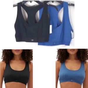 Bralette GapBody mezcla de algodón acanalado espalda cruzada elige color talla GPW01051 - Imagen 1 de 7