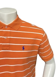 Polo Ralph Lauren Golf Men’s Casual Polo Shirt Size Medium M Orange Short Sleeve - Picture 1 of 16