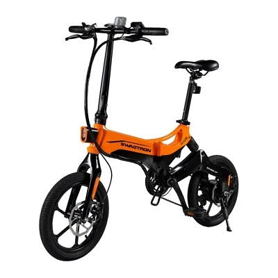 Swagtron Folding Electric Bike Removable Battery 7-Speed 350W Motor 16" EB7 Plus - Image 1 of 4