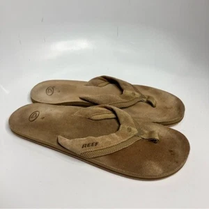 Reef tan flip flops size 11 - Picture 1 of 4