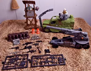 U.S. Army Toy Long Range Canon, Mine Sweeper, Watch Tower, Figures & Accessories - Picture 1 of 9
