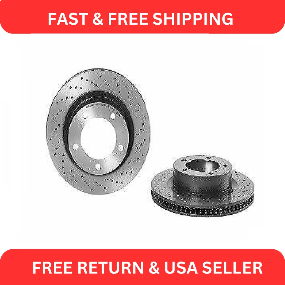 Rotor de freio a disco Brembo 09.A966.1X para 08-15 Lexus Toyota Land Cruiser LX570 - Imagem 1 de 3