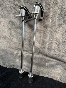 vintage Ludwig Rocker bass drum spurs / leg mounts with legs + hardware - Picture 1 of 13