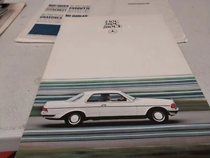 1979 MERCEDES BENZ 230C 280C 280CE Original Sales Brochures in Envelope - Bild 1 von 10
