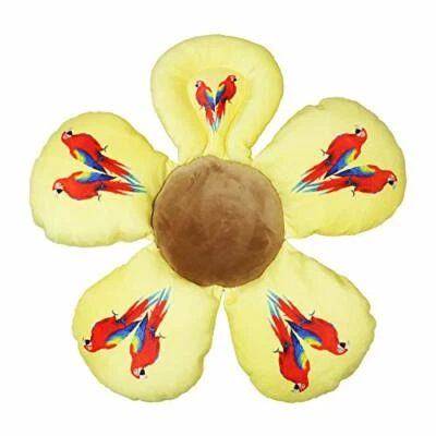 NUEVO COJÍN ALFOMBRA BAÑERA BEBÉ BEBÉ AMARILLO FLORES LOROS PARA FREGADERO O BAÑERA  Foto 1 de 4