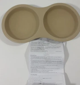 The Pampered Chef Stoneware Microwave Egg Cooker #1372 Made In USA Unused In Box - Picture 1 of 4