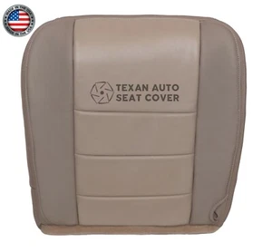 2003 Ford Excursion Eddie Bauer 2WD Driver Bottom Leather Seat Cover 2 Tone Tan - Bild 1 von 7