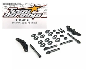 RC Team Durango TD320178 Bumper & Body Post Set DETC410 v2 1/10 Touring Car NIB - Picture 1 of 1