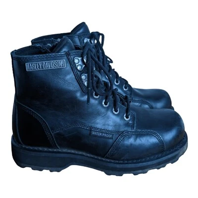Botas de motocicleta impermeables Harley-Davidson Dorington de 5,5 pulgadas para hombre D93637 Foto 1 de 4