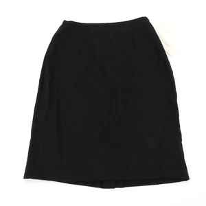 Karen Kane Black Elastic Back Side Zip Slim Pencil Skirt Women's Size 6 - Picture 1 of 5