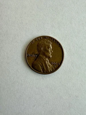 1964~D~Penny, Rare Multiple Die-Cut Rim Errors - Image 1 of 2