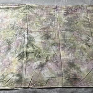 Batikstoff 2 Yards Lavendel Grau Creme Quilten Qualitätsstoff 72” x 43” - Bild 1 von 4