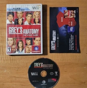 Grey's Anatomy: The Video Game (Nintendo Wii) custodia e disco (senza manuale) - Foto 1 di 3