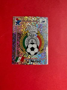 FIGURINA NUOVA NEW STICKER PANINI FRANCE 98 SCUDETTO BADGE MEXICO #354 - Foto 1 di 2