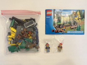 Lego City 60059 - Logging Truck - 100% Complete with Minifigs