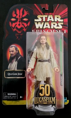 Star Wars Black Series Qui-Gon Jinn Figure The Phantom Menace 2021 Carded - image 1 of 4