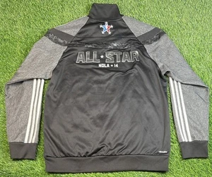 Adidas NBA All Star 2014 NOLA Team West Schwarz Warmup Jacke Herren Größe L Trikot - Bild 1 von 10