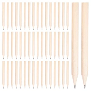  Mini lápiz de madera preafilado medio HB lápices cortos redondos con estuche de madera 200 un. - Imagen 1 de 12