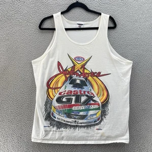 Vintage Jerzees T-Shirt Herren Extra Large weiß 2001 NHRA John Horse Castrol GTX * - Bild 1 von 8