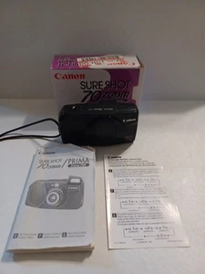 Canon Sure Shot 70 Zoom Date 35mm Film Camera, Original Box Read Description. - Picture 1 of 11
