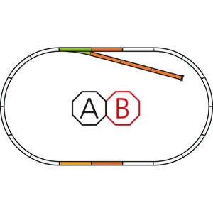 PIKO - H0 A-Gleis mit Bettung Set: B - Bild 1 von 2