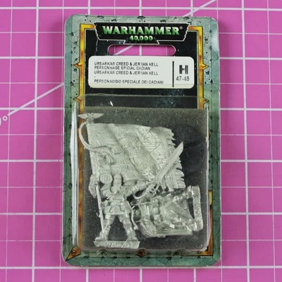 Warhammer 40K Ursarkar Creed and Jerran Kell NIB Metal - Rare OOP Imperial Guard - Image 1 of 2