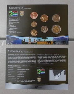 Das Geld der Welt MDM Südafrika, unzirkuliert im Blister, KMS u. Münzdokument - Bild 1 von 2