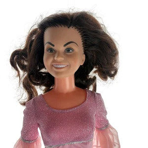 Marie Osmond Vintage Modellierpuppe rosa Kleid Haarspange Ständer 1976 Made USA - Bild 1 von 11