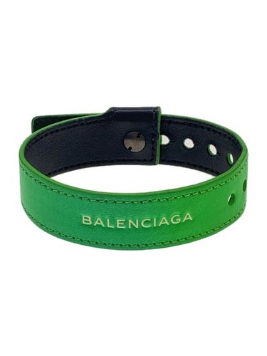 BALENCIAGA Bracciale Pelle GRN Uomo