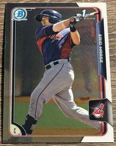 Bowman Chrome Prospects Eric Haase 2015 #BCP140 Cleveland Indians  - Imagen 1 de 2