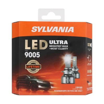 Sylvania: 9005 6000K LED Ultra Powersports y bombilla de faros antiniebla (paquete de 2) Foto 1 de 4