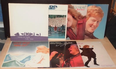 7 LOT HOLLY NEAR HARP PETE SEEGER, LIFELINE, HANG, HOLD BACK, WATCH OUT, IMAGINE - Image 1 of 4