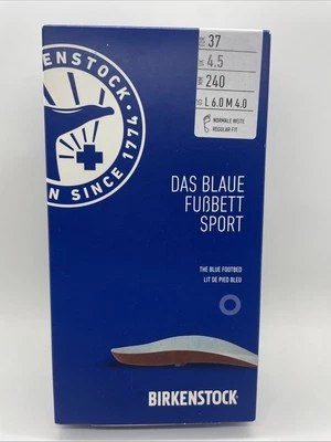 Birkenstock The Blue Footbed Das Blue Fussbett EE. UU. 6 (37) Nuevo Para Mujer’s Foto 1 de 4