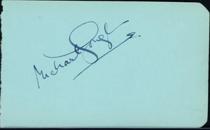 Animador misterioso vintage Michael _____? Autógrafo - Imagen 1 de 1