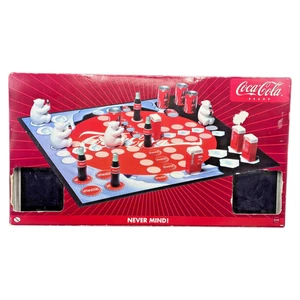 Coca Cola Never Mind Brettspiel Gesellschaftsspiel Eisbär Dose Flasche Automat - Bild 1 von 8