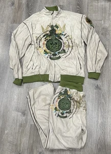 Delf Trading Imperious Uomo 3XL Verde Vintage Y2K Morbido Tuta Maglione Pantaloni - Foto 1 di 24