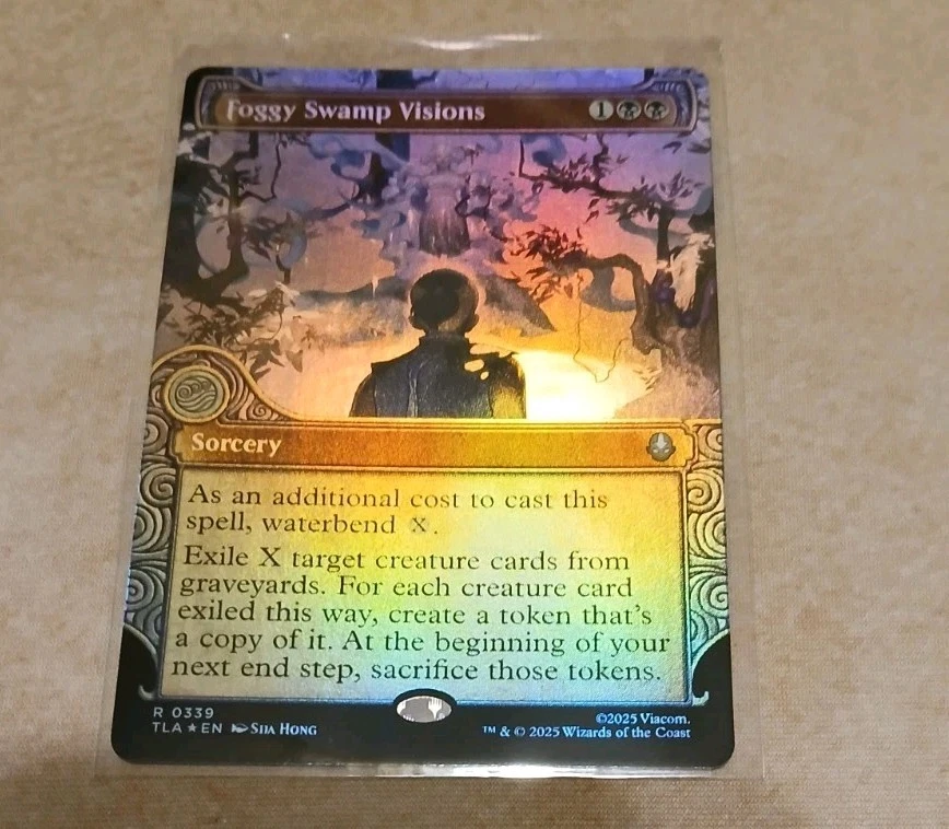 Foggy Swamp Visions Showcase  FOIL  Avatar the Last Airbender MTG MINT - Image 1 of 1