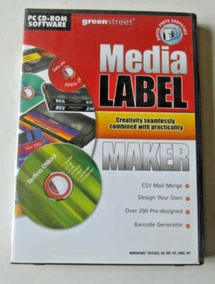 Media Label Maker CD-Rom for PC - Digital Photo compatible - Image 1 of 2