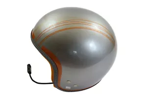 Jet Helm Vespa Elettrica Tech Bluetooth L Silber Kupfer - Bild 1 von 5