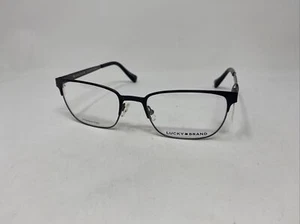 LUCKY BRAND D300 BLACK 53/19/145 FLEX HINGE EYEGLASSES FRAME EZ14 - Picture 1 of 8