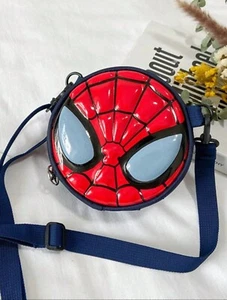 New Marvel 5” SPIDER-MAN Crossbody PURSE Handbag SPIDERMAN Hero SPIDEY GWEN Red - Picture 1 of 4
