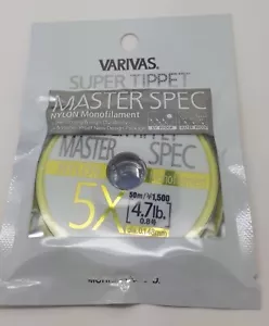 VARIVAS MASTER SPEC FLUORKOHLENSTOFF FLIEGENANGELTIPPET SUPER STARK 30 METER - Bild 1 von 3