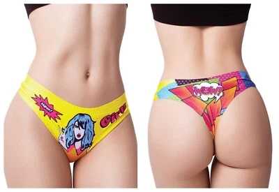 TANGA IMPRESA MEMEME COMIC FANS S-XL Foto 1 de 3
