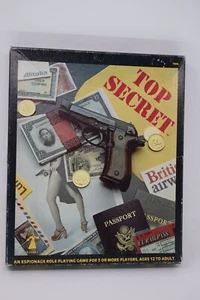Top Secret Espionage RPG - Vintage 1980 Edition - Role Playing Game - TSR - RARE - Picture 1 of 17