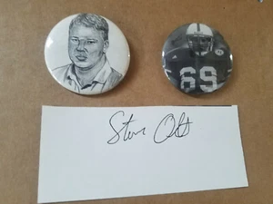 NEBRASKA CORNHUSKERS STEVE OTT BOTÓN PINBACK - Imagen 1 de 1