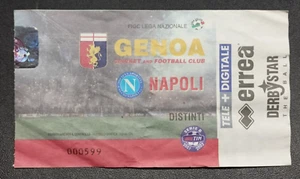 Biglietto Genoa Vs Napoli - Distinti - 2001 / 2002 - Foto 1 di 2