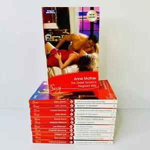 Mills & Boon Sexy x12 Romance Novel Bulk Bundle Lot 2000s Love Adult Erotic - Picture 1 of 7