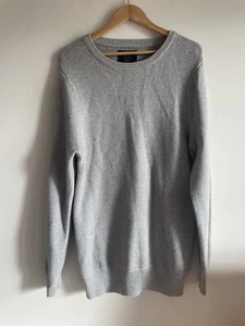 COTTON ON Mens Jumper Sz M Grey Knit Pullover Premium Collection Casual Classic - Picture 1 of 12
