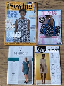 Simply Sewing Magazine #111 With Patterns Gym Bag Dress Astrid Set - Picture 1 of 8